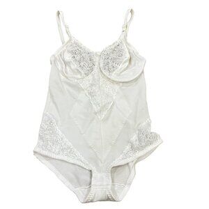 Vintage Sears White Lace Bodysuit Size 38